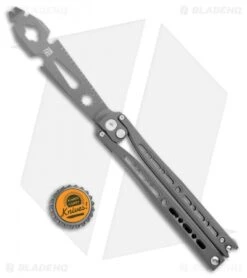 Artisan Cutlery Kinetic-Tool Automatic Butterfly Tool Gray Steel (4" Gray) -Pocket Knife Shop Artisan Cutlery Kinetic Tool Auto Butterfly Tool Gray Aluminum Gray 1831 GY BHQ 107382 jr bottlecap