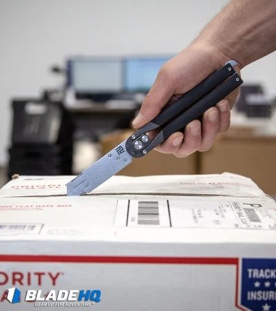 Artisan Cutlery Kinetic-Tool Automatic Butterfly Tool Round Black G-10 (2.8" SW) 5 Artisan Cutlery Kinetic-Tool Automatic Butterfly Tool Round Black G-10 (2.8" SW) - Image 5