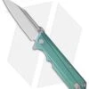 Artisan Cutlery Littoral Frame Lock Knife Green Titanium (3.75" Stonewash)