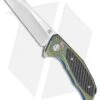 Artisan Cutlery Megahawk Frame Lock Knife Gold Ti/CF (3.9" Satin CPM-S35VN)