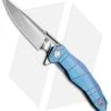 Artisan Cutlery Pangolin Frame Lock Knife Blue Titanium (4" Satin CPM-S35VN)