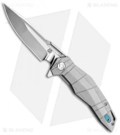 Artisan Cutlery Pangolin Frame Lock Knife Gray Titanium (4" Satin CPM-S35VN)