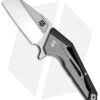 Artisan Cutlery Ravine Frame Lock Knife Black/Gray Ti (3" Satin CPM-S35VN)