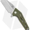 Artisan Cutlery Ravine Liner Lock Knife OD Green G-10 (3.25" Stonewash)