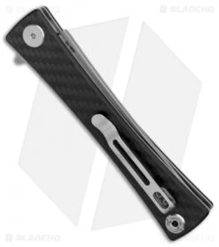 Artisan Cutlery S Waistline Liner Lock Knife Carbon Fiber (4" Stonewash) -Pocket Knife Shop Artisan Cutlery S Waistline Carbon Fiber SW BHQ 87115 er side