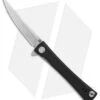 Artisan Cutlery S Waistline Liner Lock Knife Textured Black G-10 (4" Stonewash)
