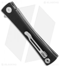 Pocket Knife Shop -Pocket Knife Shop Artisan Cutlery S Waistline Textured Black G10 SW BHQ 87221 er side