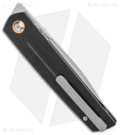 Artisan Cutlery Sirius Liner Lock Knife Black G-10 (3.5" Satin) -Pocket Knife Shop Artisan Cutlery Sirius Black Micarta Satin BHQ 139330 jr side