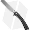 Artisan Cutlery Orthodox Frame Lock Knife Black Ti (3.75" Damascus)