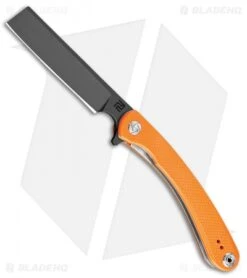 Artisan Cutlery Small Orthodox Liner Lock Knife Orange G-10 (2.75" Black)