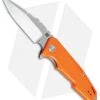 Artisan Cutlery Small Predator Liner Lock Knife Orange G-10 (3" Stonewash)
