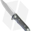Artisan Cutlery Small Shark Liner Lock Knife Blue/Gold Carbon Fiber/Ti (3" SW)