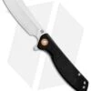 Artisan Cutlery Small Tomahawk Liner Lock Knife Black G-10 (3" Stonewash)