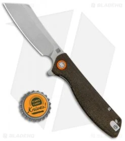 Artisan Cutlery Small Tomahawk Liner Lock Knife Micarta (3" Stonewash) -Pocket Knife Shop Artisan Cutlery Small Tomahawk LL Micarta SW BHQ 125434 jr bottlecap
