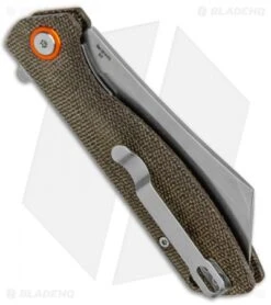 Artisan Cutlery Small Tomahawk Liner Lock Knife Micarta (3" Stonewash) -Pocket Knife Shop Artisan Cutlery Small Tomahawk LL Micarta SW BHQ 125434 jr side