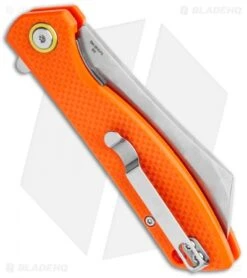 Artisan Cutlery Small Tomahawk Liner Lock Knife Orange G-10 (3" Stonewash) -Pocket Knife Shop Artisan Cutlery Small Tomahawk LL Orange G 10 SW ATZ1815PSOEF BHQ 91947 jr side