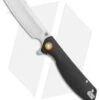 Artisan Cutlery Small Tomahawk Liner Lock Knife Smooth Black G-10 (3" Stonewash)