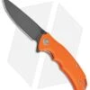 Artisan Cutlery Small Tradition Liner Lock Knife Orange G-10 (3" Black)