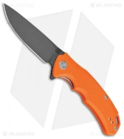 Artisan Cutlery Small Tradition Liner Lock Knife Orange G-10 (3" Black)