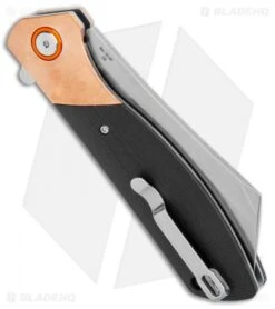 Artisan Cutlery Tomahawk Liner Lock Knife Copper/G-10 (3.8" Stonewash) 1815P-CG4 -Pocket Knife Shop Artisan Cutlery Tomahawk LL Copper G 10 SW BHQ 104726 jr side