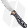 Artisan Cutlery Tomahawk Liner Lock Knife Smooth Black/White G-10 (3.8" SW)