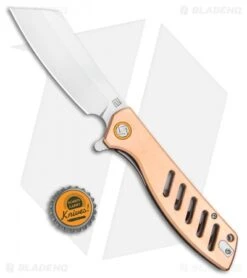 Artisan Cutlery Tomahawk Liner Lock Knife Copper (3.8" Stonewash) 1815P-CA -Pocket Knife Shop Artisan Cutlery Tomahawk Liner Lock Knife Copper Stonewash 1815P CA BHQ 105164 kp bottle cap