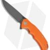 Artisan Cutlery Tradition Liner Lock Knife Orange G-10 (3.8" Black)