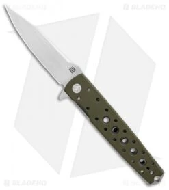 Artisan Cutlery Virginia Liner Lock Knife Green G-10 (3.8" Satin)