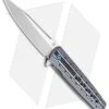 Artisan Cutlery Virginia Liner Lock Knife Black/White G-10 (3.8" Satin M390)