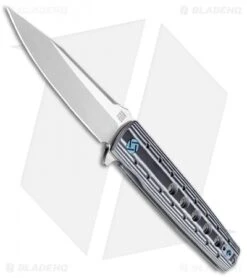 Artisan Cutlery Virginia Liner Lock Knife Black/White G-10 (3.8" Satin S35VN)