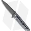 Artisan Cutlery Virginia Liner Lock Knife Smooth Black/White G-10 (3.8" Black)