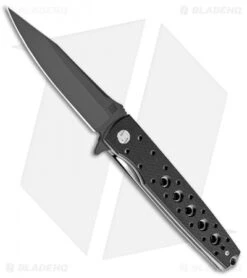 Artisan Cutlery Virginia Liner Lock Knife Textured Black G-10 (3.8" Black)
