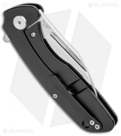 Artisan Cutlery Wren Frame Lock Knife Black Ti (3" Satin CPM-S35VN) -Pocket Knife Shop Artisan Cutlery Wren FL Black Ti Satin BHQ 97638 jr side