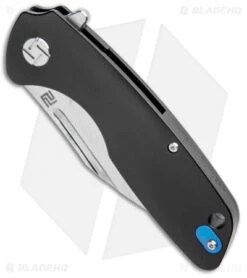 Pocket Knife Shop -Pocket Knife Shop Artisan Cutlery Wren FL Black Ti Satin BHQ 97638 jr spine