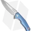 Artisan Cutlery Zumwalt Frame Lock Knife Blue Titanium (3.8" Satin M390)
