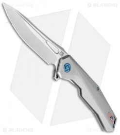 Artisan Cutlery Zumwalt Frame Lock Knife Gray Titanium (3.8" Satin M390)