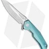Artisan Cutlery Zumwalt Frame Lock Knife Green Titanium (3.8" Satin M390)