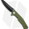 Artisan Cutlery Zumwalt Liner Lock Knife Textured OD Green G-10 (3.8" Black)
