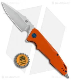 Artisan Cutlery Predator Liner Lock Knife Orange G-10 (3.75" Stonewash) 1706P-OE -Pocket Knife Shop Artisan Predator Orange G 10 D2 1706POE BHQ 85017 jr bottlecap