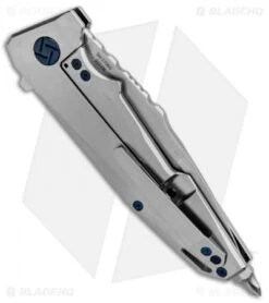 Artisan Cutlery Predator Frame Lock Knife Titanium (3.75" Stonewash) 1706G-ST -Pocket Knife Shop Artisan Predator Satin Ti S35VN 1706GST BHQ 85012 jr side