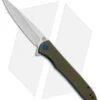Artisan Cutlery Shark Liner Lock Knife Green G-10 (4" Stonewash) 1707P-GN