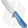Artisan Cutlery Tomahawk Frame Lock Knife Blue Titanium (3.8" Satin S35VN)