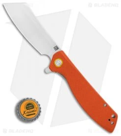 Artisan Cutlery Tomahawk Liner Lock Knife Orange G-10 (3.8" Stonewash) -Pocket Knife Shop Artisan Tomahawk Orange G10 SW BHQ 87140 er bottlecap