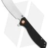 Artisan Cutlery Tomahawk Liner Lock Knife Textured Black G-10 (3.8" Stonewash)