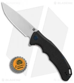 Artisan Cutlery Tradition Liner Lock Knife Black G-10 (3.8" Stonewash) -Pocket Knife Shop Artisan Tradition Black G10 D2 BHQ 84993 er bottlecap