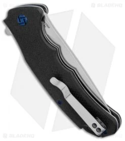 Artisan Cutlery Tradition Liner Lock Knife Black G-10 (3.8" Stonewash) -Pocket Knife Shop Artisan Tradition Black G10 D2 BHQ 84993 er side