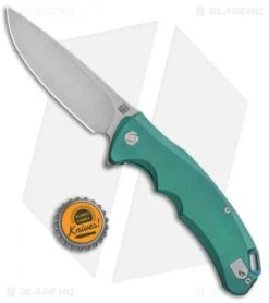Artisan Cutlery Tradition Frame Lock Knife Green Titanium (3.8" Stonewash) -Pocket Knife Shop Artisan Tradition Green Ti S35VN 1702G GN BHQ 84984 jr bottlecap