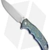 Artisan Cutlery Tradition Frame Lock Knife Blue/Gold Titanium (4" Stonewash)