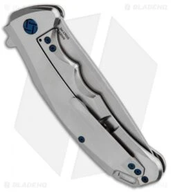 Artisan Cutlery Tradition Frame Lock Knife Titanium (3.8" Stonewash) -Pocket Knife Shop Artisan Tradition Satin Ti S35VN 1702G ST BHQ 84992 jr side