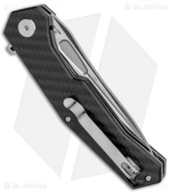 Artisan Cutlery Zumwalt Liner Lock Knife Textured Carbon Fiber/G-10 (3.8" Satin) -Pocket Knife Shop Artisan Zumwalt FL Textured CF G 10 Satin ATZ1808PCF BHQ 87223 jr side